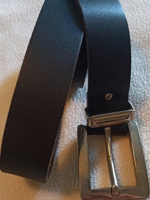 Vintage leather belt used, size 105 cm