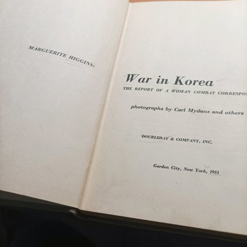 RARE BOOK WAR IN KOREA OF 1951