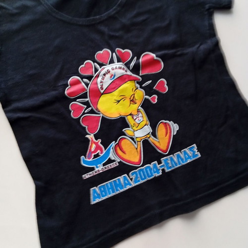 Olympic Games T-shirt used with print