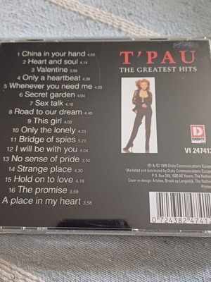 T'Pau The Greatest Hits CD άλμπουμ, ποπ