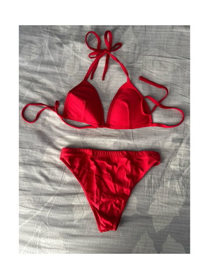 Women's red bikini like new