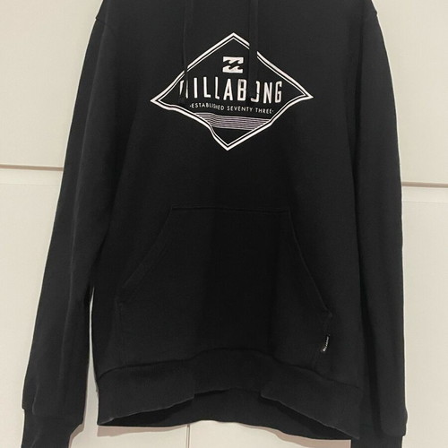 Billabong hoodie like new, black and white, size M