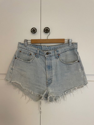 Levi's vintage denim shorts large with rips, used