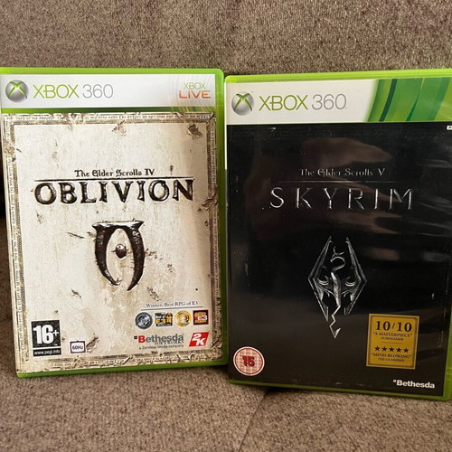 The Elder Scrolls Bundle IV & V for Xbox 360 like new