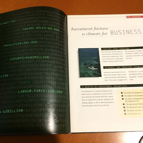 The Bahamas book like new, 28 pages