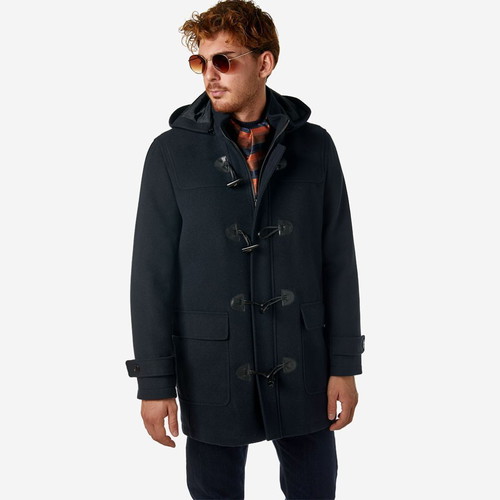 Montgomery coat Sogo men's blue new with hood