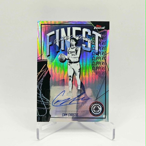 Topps Finest Cam Christie Refractor Autograph card like new