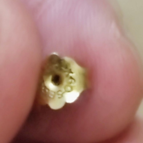 Women's earrings set with zircon heart studs and pearl stud, like new