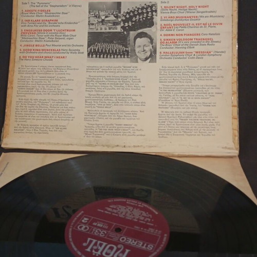 Noel vinyl record used with cover wear
