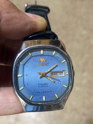 Orient Crystal 3 Star Automatic Unisex Watch like new Japan made