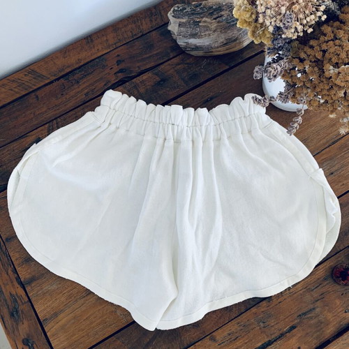 Stelios Koudounaris High-Waisted Shorts New, Organic Cotton, Size S