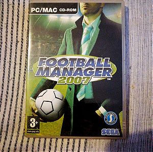 FOOTBALL MANAGER 2007 PC