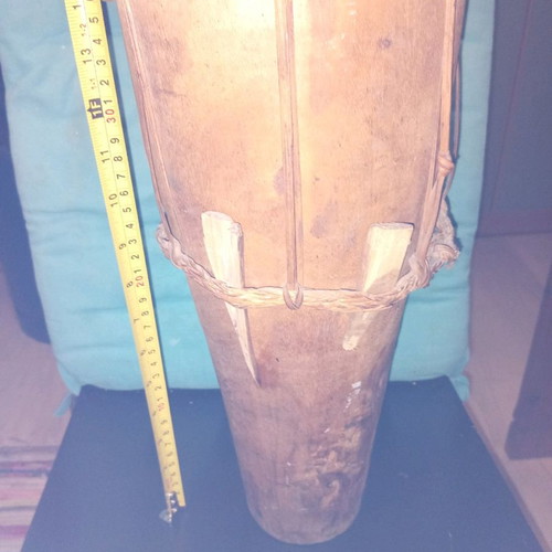 Decorative tambourine used from Africa