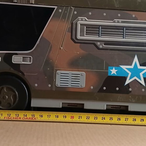 Micro Machines Military Combat Carrier Van playset used