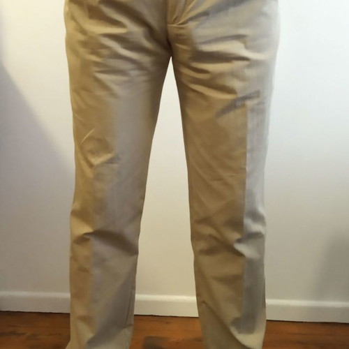Caramelo men's pants modern, size L, champagne color