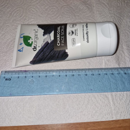 Dr Organic Charcoal Face Scrub like new