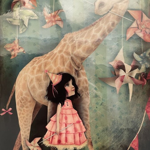 Jessica Grundy print, perfect for children's room frame