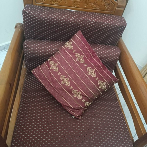 Living room set used with sofa, armchairs, table and stool