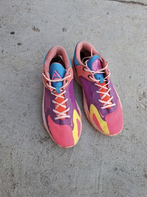 Nike Zoom Freak 4 χαμηλά μπασκετικά παπούτσια μεταχειρισμένα, ροζ πολύχρωμα, μέγεθος 46