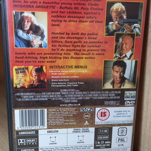 Nowhere to Run DVD like new with Greek subtitles