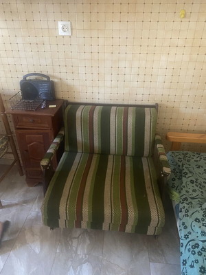 Armchair bed used