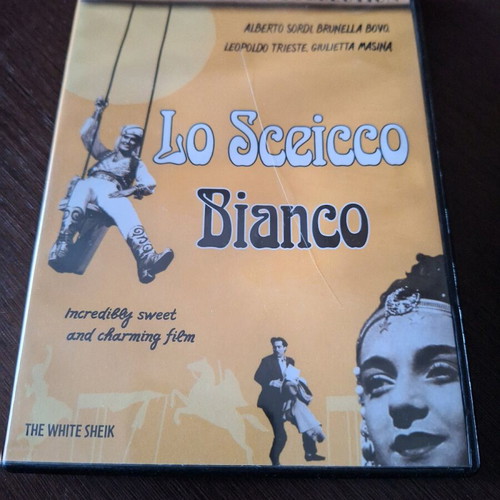 Lo Sceicco Bianco DVD used with subtitles, comedy, romance, drama