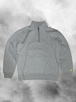 Carhartt Wip Quarter Zip Sweatshirt new, gray, size M