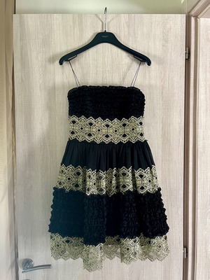 Zic Zac strapless dress new, size S/M, black