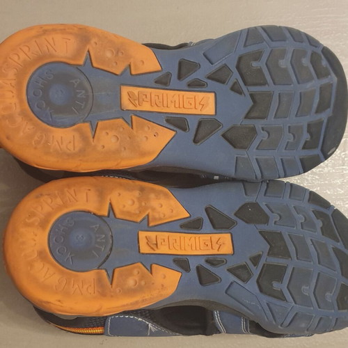 Primigi PMG Aquasprint Fisherman Sandals size 34 like new, blue and orange