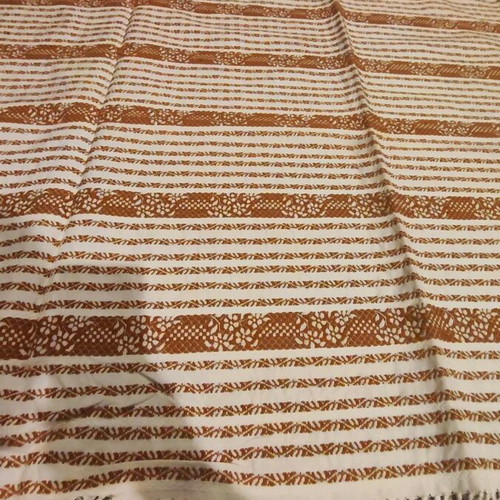 Caramel wool throw like new with beautiful pattern