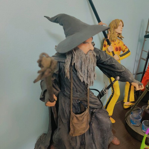 NECA Gandalf figure scale 1/4 48 cm like new