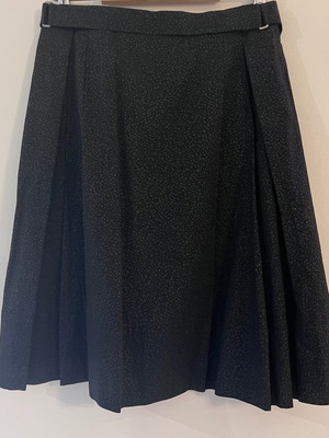 Joseph skirt with textured animal print pattern, grey and black