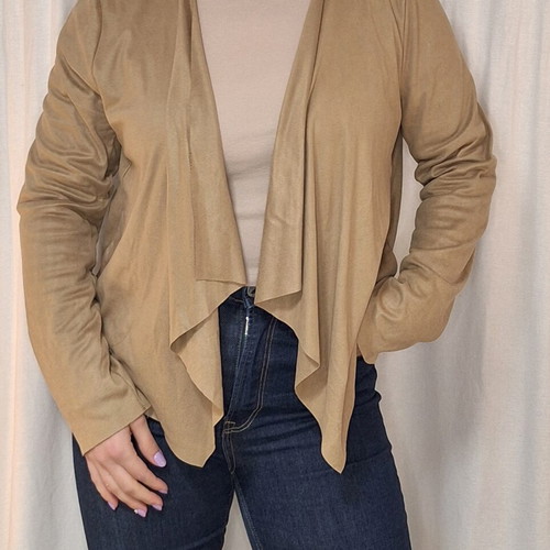 Stradivarius beige cardigan like new, size L