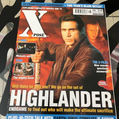 X-Pose 48 Magazine like new, Fantastic Movies and TV, X-Men, Xena, Highlander