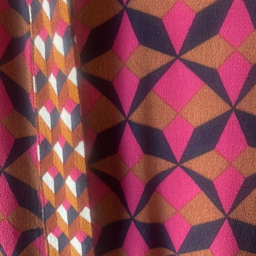 Zara dress with buttons and belt like new, multicolored