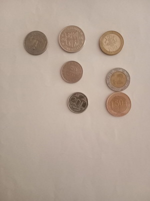 Κέρματα από διάφορες χώρες μεταχειρισμένα