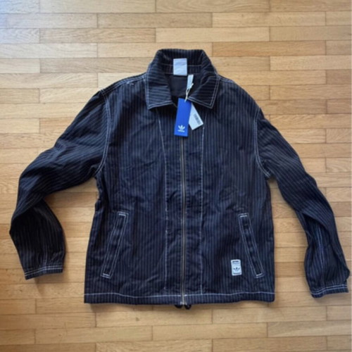 Adidas Wabash Nylon Coach Jacket, black, size M