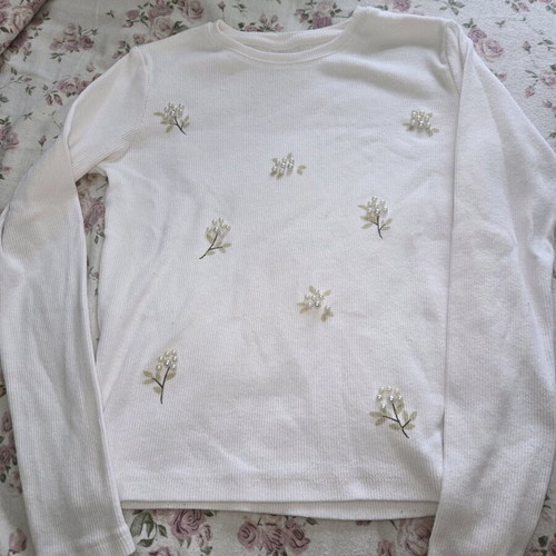 Zara white blouse for girls 11-12 years like new