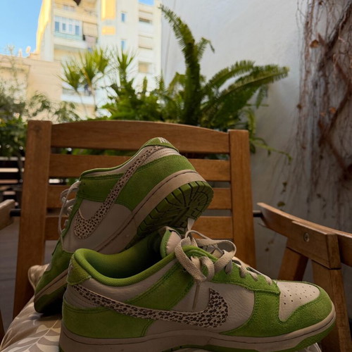 Nike Dunk Low AS Men's Sneakers like new, size 43, white and green