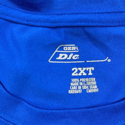 Dickies Bright Blue Pocket Tee 2XT Oversized Y2K Workwear Streetwear
