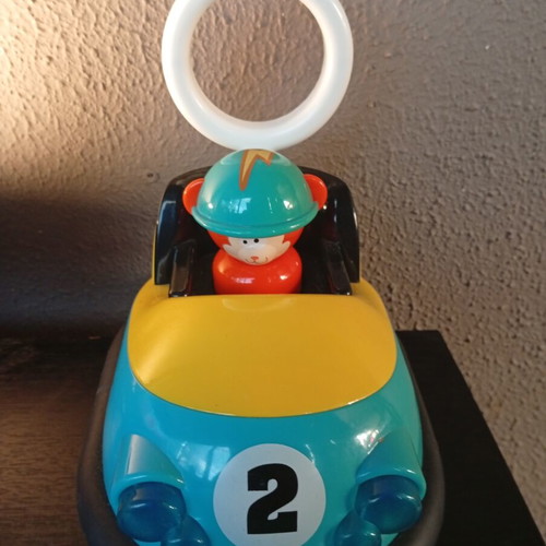 Remote control crash car like new with lights and horn