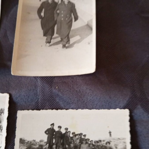 Military photos used, set of five from 1940s-50s