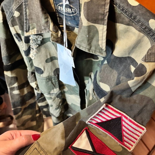 Camouflage jacket new military size L