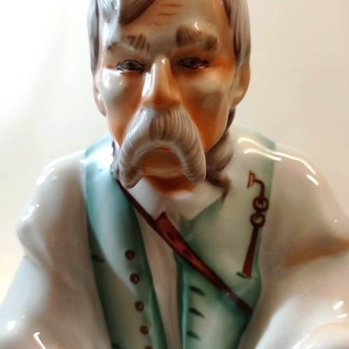 Handmade decorative figurine ZSOLNAY PECS Hungary 1970s in excellent condition