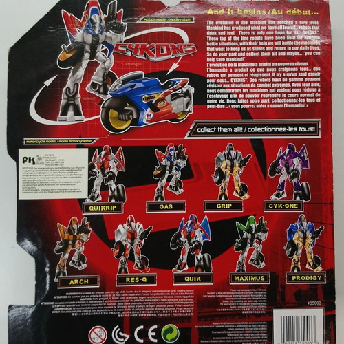 Maisto Cykons Transformable Motorcycle Arch toy