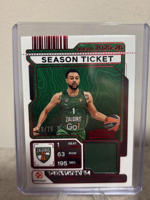 2025-26 Panini Contenders EuroLeague Basketball Cards New