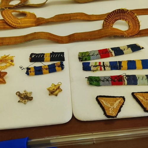 Military insignia collection used, Greek Army and Royal Gendarmerie