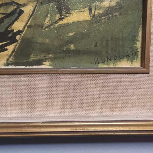 Mundorff painting used 55x44 cm on hardboard