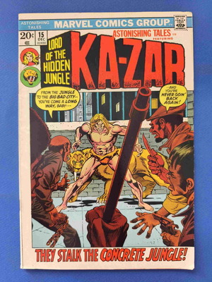 Astonishing Tales 15 comic book used, English