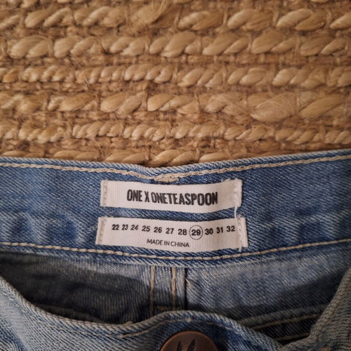 One Teaspoon women's denim shorts like new, size 29, blue turquoise